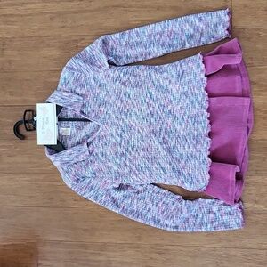 Two piece long sleeve skort set